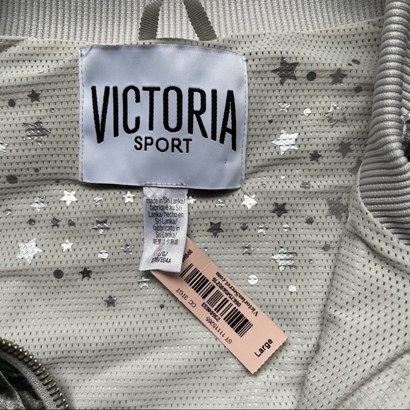 Limited Edition Victoria's Secret Sport Bomber Jacket Sz L NWT - Picture 7 of 9